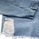 Raw Hem Collared Neck Long Sleeve Denim Jacket