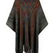 Heathered Fringe Hem Poncho