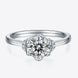 1 Carat Moissanite 925 Sterling Silver Ring