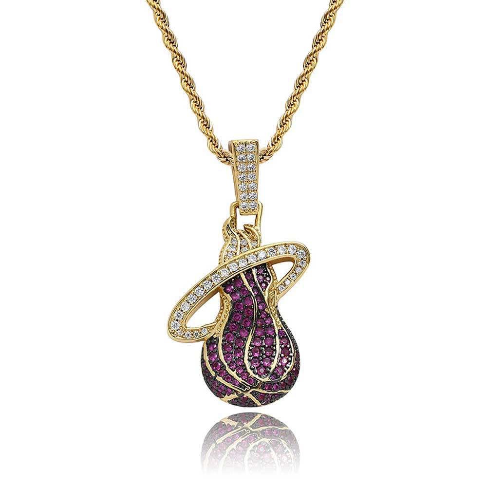 Bling Proud X NBA Miami Heat Pendant by Bling Proud | Urban Jewelry Online Store
