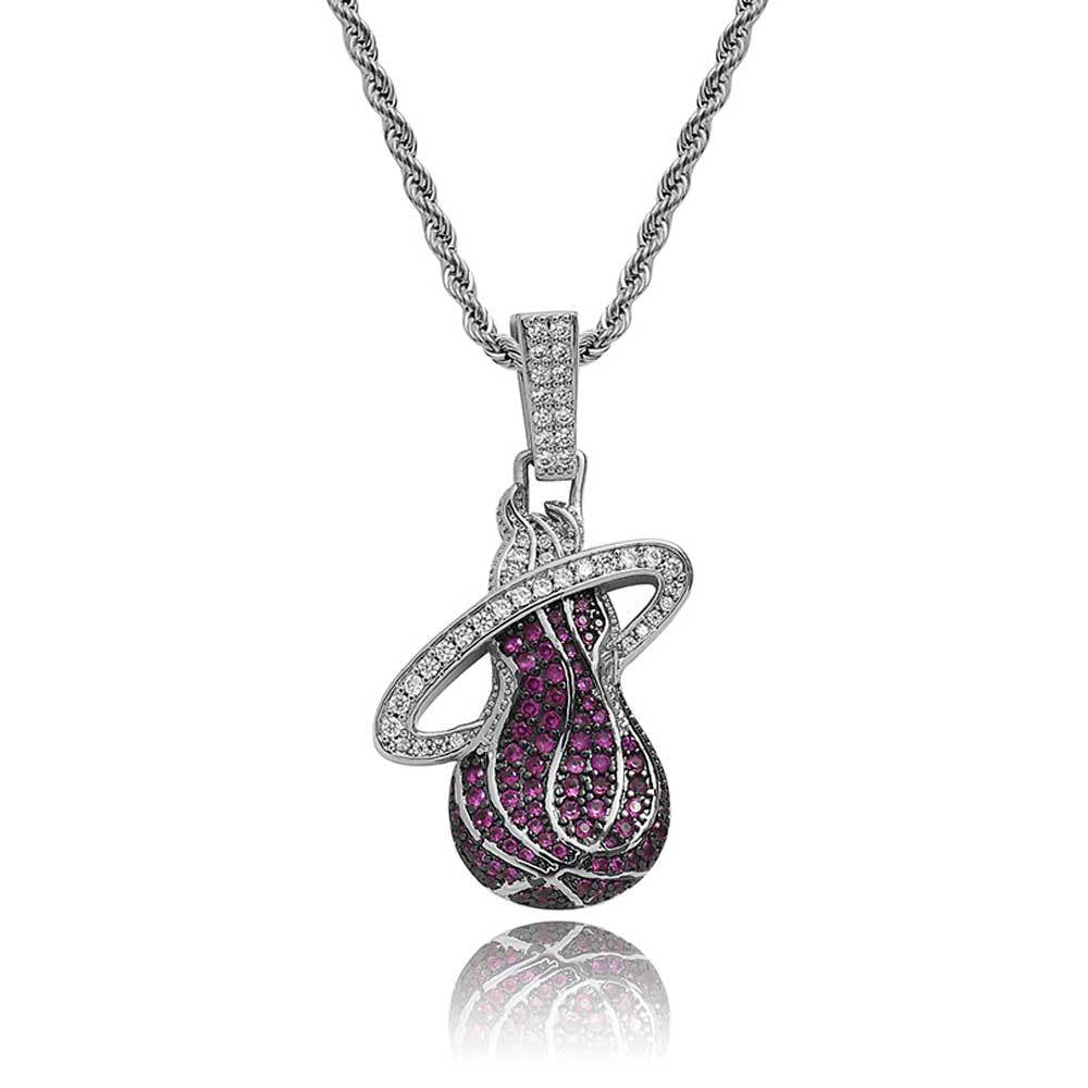 Bling Proud X NBA Miami Heat Pendant by Bling Proud | Urban Jewelry Online Store