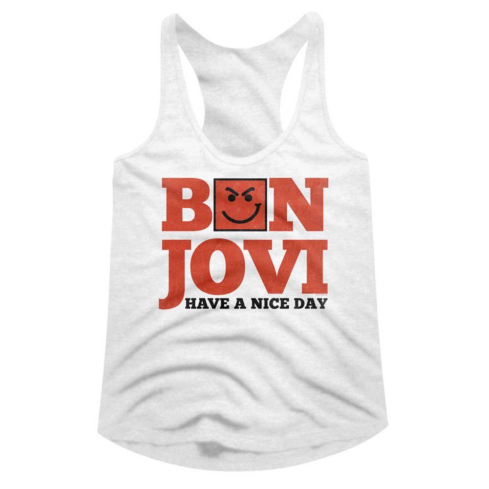 Bon Jovi - Have A Nice Day Womens Racerback Tank by HYPER iCONiC.