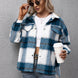 Plaid Long Sleeve Shirt Jacket