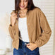 Double Take Long Sleeve Dropped Shoulder Jacket