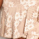 Double Take Floral Lace Pompom Detail Tie-Waist Flutter Sleeve Dress