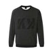 Kimante Logo Print Fuzzy Sweatshirt