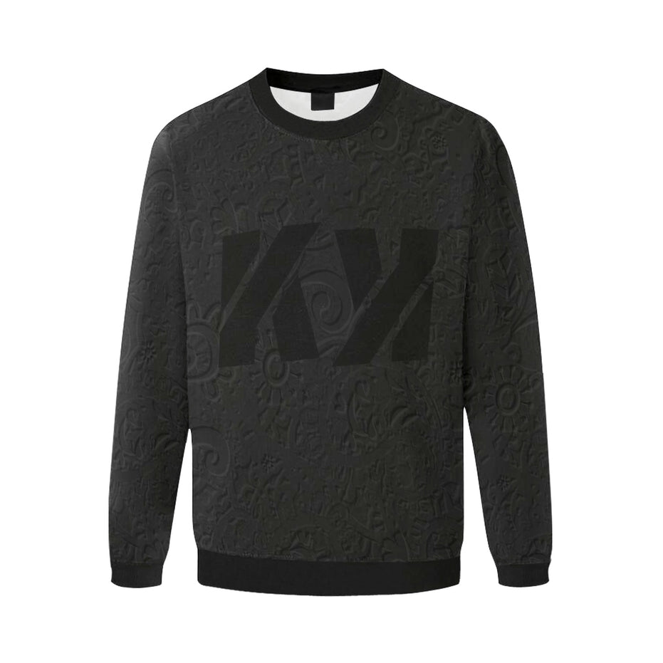 Kimante Logo Print Fuzzy Sweatshirt