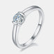 Moissanite 925 Sterling Silver Solitaire Ring