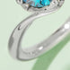 1 Carat Moissanite 925 Sterling Silver Solitaire Ring