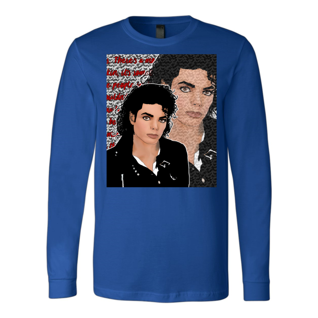Kimante Michael JacksonLong Sleeve JerseyTee - Kimante Discounted Fashionionable clothing 