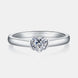Moissanite 925 Sterling Silver Solitaire Ring