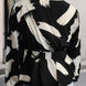 Printed Tie Front Lace Detail Cardigan