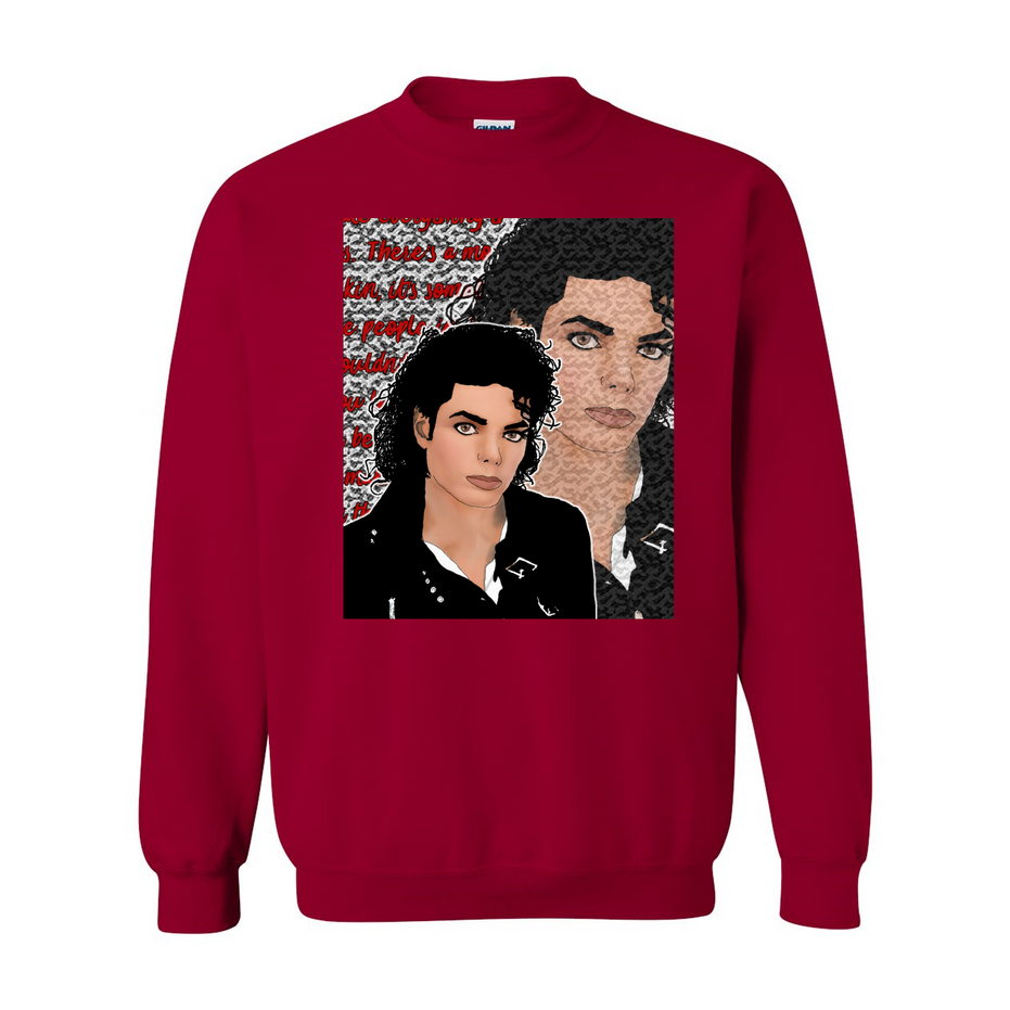 Kimante Michael Jackson Crewneck Sweatshirt - Kimante Discounted Fashionionable clothing 