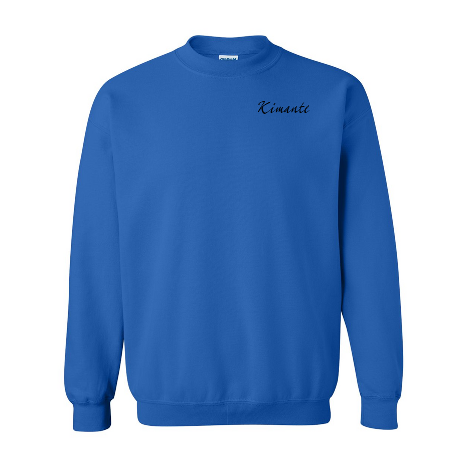 Kimante Black Logo Crewneck Sweatshirt - Kimante Discounted Fashionionable clothing 