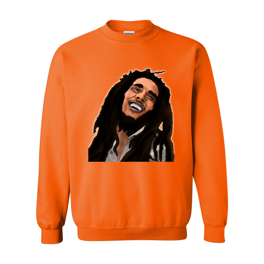 Kimante Bob Marley Large Face Crewneck - Kimante Discounted Fashionionable clothing 