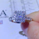 Adored 1 Carat Moissanite Square Ring