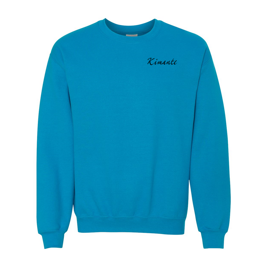 Kimante Black Logo Crewneck Sweatshirt - Kimante Discounted Fashionionable clothing 