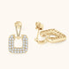 1.68 Carat Moissanite 925 Sterling Silver Drop Earrings
