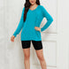 Basic Bae Full Size V-Neck Long Sleeve Top