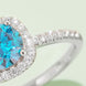 Adored 1 Carat Moissanite 925 Sterling Silver Halo Ring