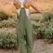 Double Take Full Size V-Neck Sleeveless Jumpsuit with Pockets