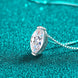 1 Carat Moissanite 925 Sterling Silver Necklace
