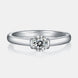 Moissanite 925 Sterling Silver Solitaire Ring