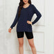 Basic Bae Full Size V-Neck Long Sleeve Top