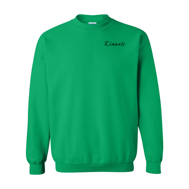 Kimante Black Logo Crewneck Sweatshirt - Kimante Discounted Fashionionable clothing 
