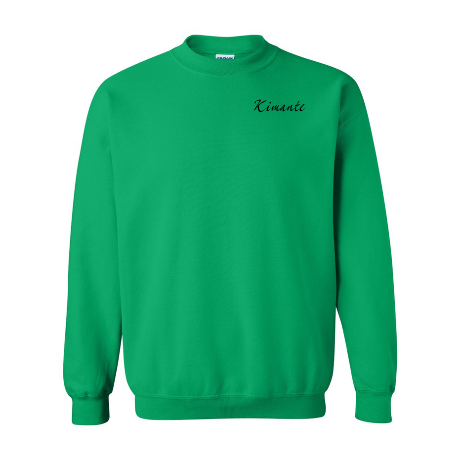 Kimante Black Logo Crewneck Sweatshirt - Kimante Discounted Fashionionable clothing 