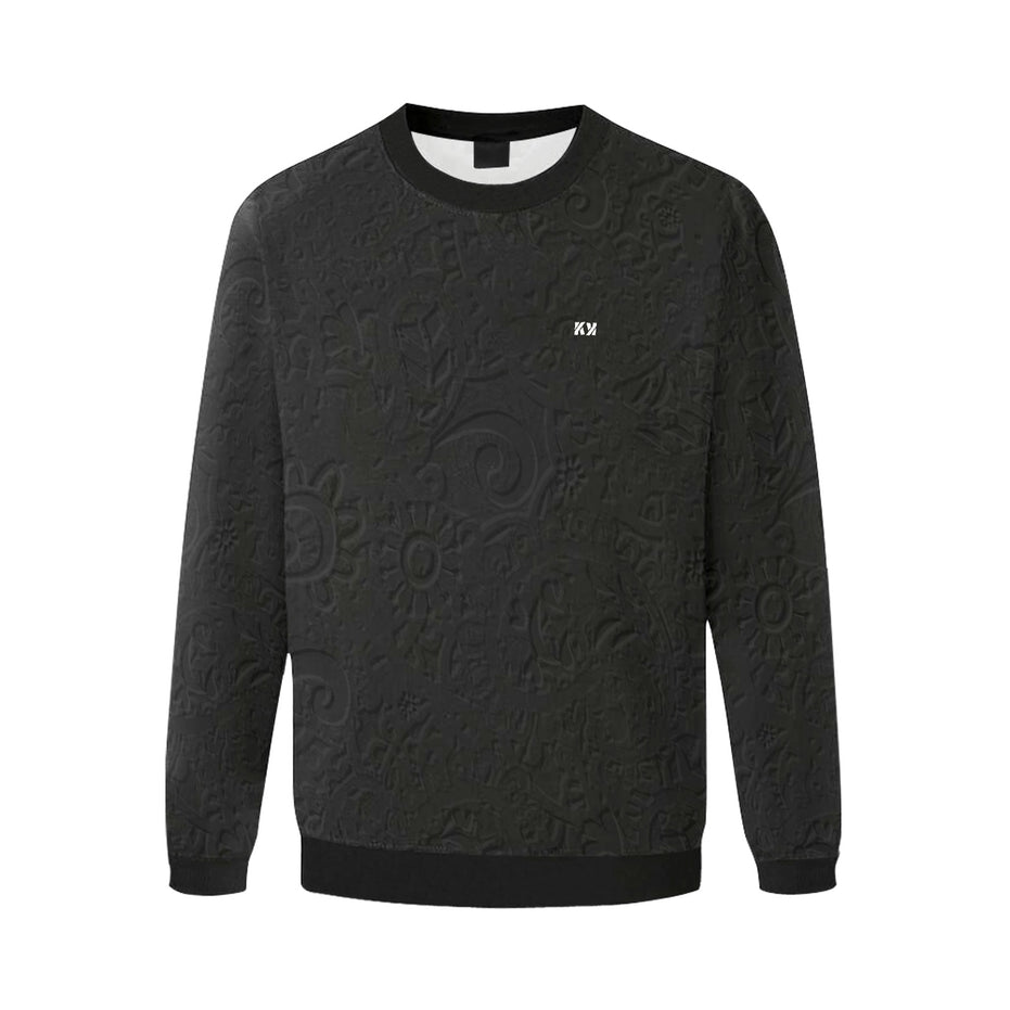 Kimante Logo Print Fuzzy Sweatshirt