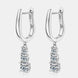 1.8 Carat Moissanite 925 Sterling Silver Drop Earrings
