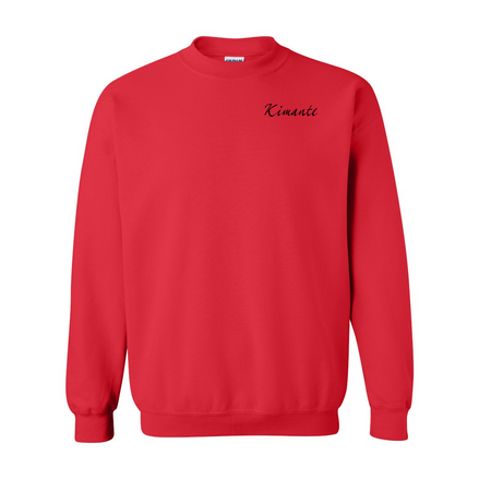 Kimante Black Logo Crewneck Sweatshirt - Kimante Discounted Fashionionable clothing 