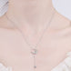 Star & Moon Moissanite Necklace