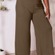 Double Take Full Size Smocked Wide Waistband Wide Leg Pants