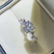 2 Carat Moissanite 925 Sterling Silver Ring