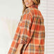 Double Take Plaid Dropped Shoulder Shirt