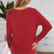 Round Neck Raglan Sleeve Exposed Seam Sweatshirt