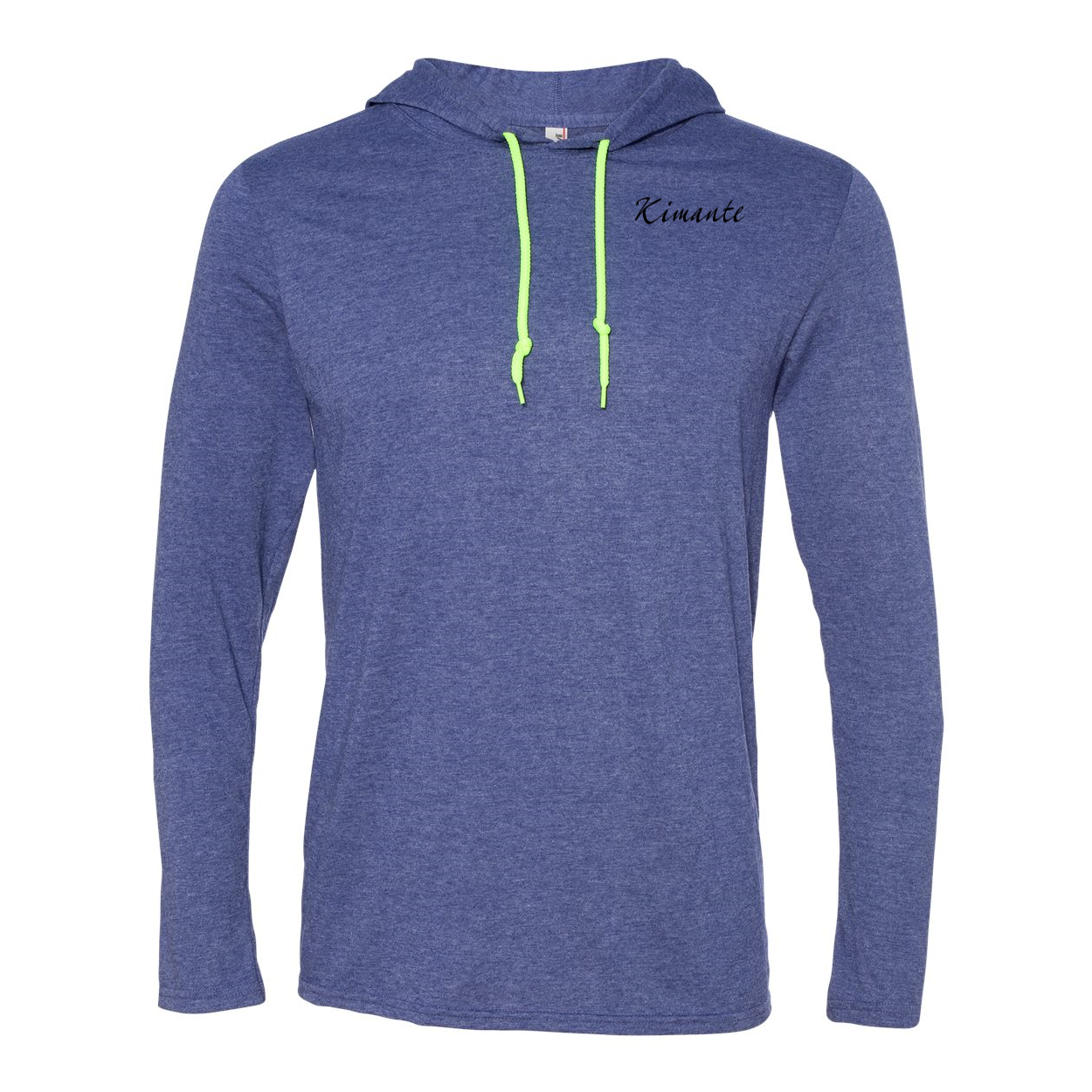 Kimante Black Logo Long Sleeve Hooded T-Shirt - Kimante Discounted Fashionionable clothing 