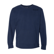 French Terry Kimante Black Logo Crewneck - Kimante Discounted Fashionionable clothing 
