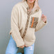 Leopard Snap Down Pocketed Collared Neck Jacket