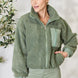Heimish Full Size Zip Up Collared Neck Jacket