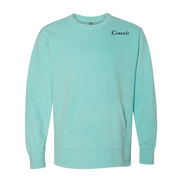 French Terry Kimante Black Logo Crewneck - Kimante Discounted Fashionionable clothing 