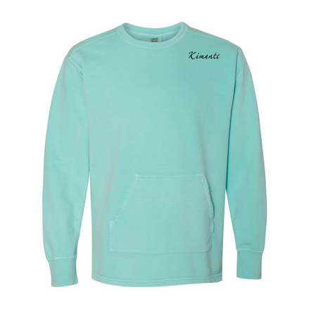 French Terry Kimante Black Logo Crewneck - Kimante Discounted Fashionionable clothing 