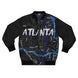 Atlanta Kimante All Black Black Sleeves AOP Bomber Jacket