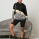 Leopard Color Block Hoodie