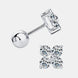 Moissanite 925 Sterling Silver Four-Leaf Clover Shape Earrings