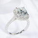 Adored 6 Carat Moissanite Halo Ring