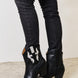 East Lion Corp Rhinestone Pointed  Boots