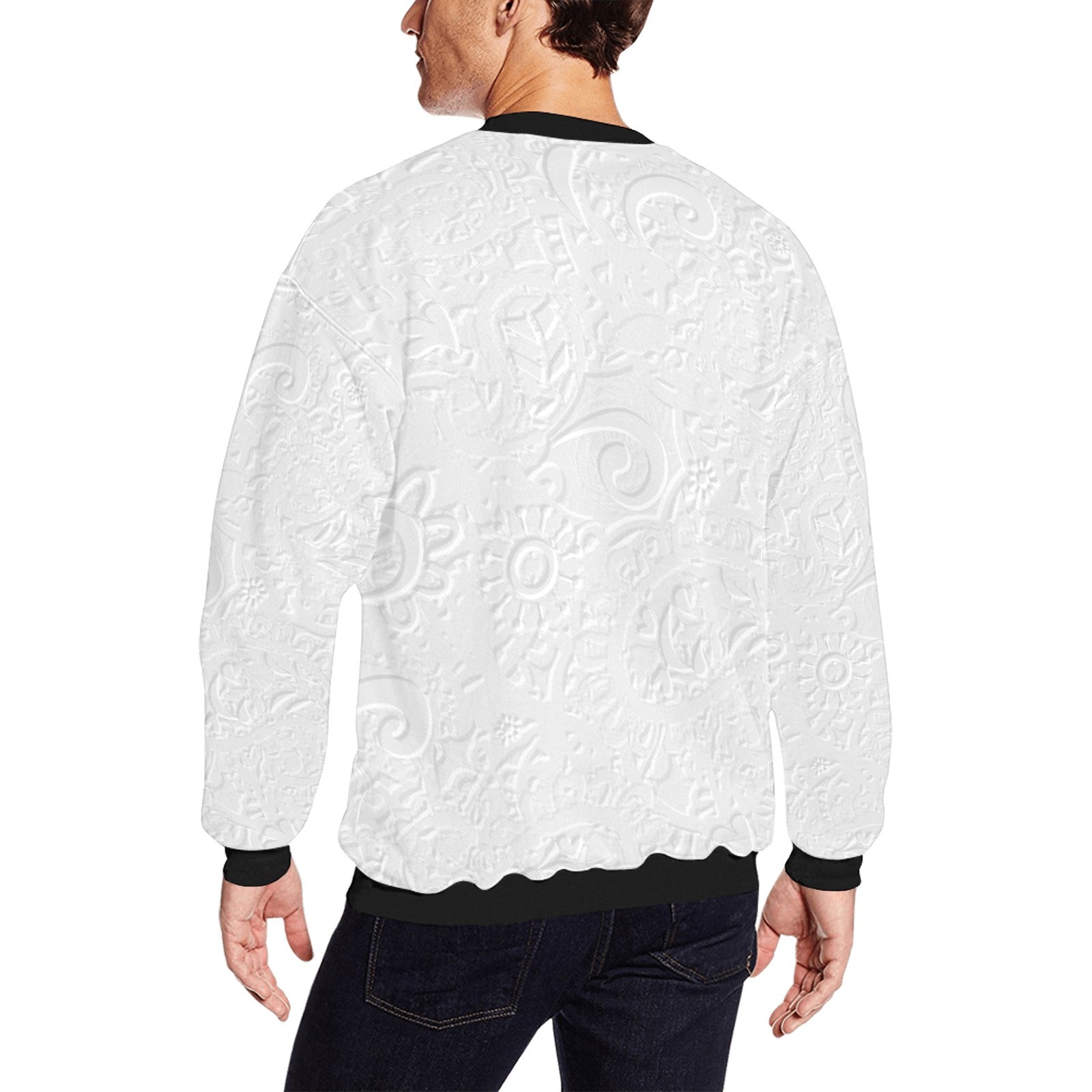 Kimante Logo Print Fuzzy Sweatshirt